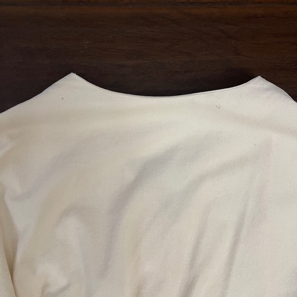 Niko And... Women's Ivory Corduroy Relaxed Japanese fashion top blouse Sz 4 (L) - Picture 7 of 11